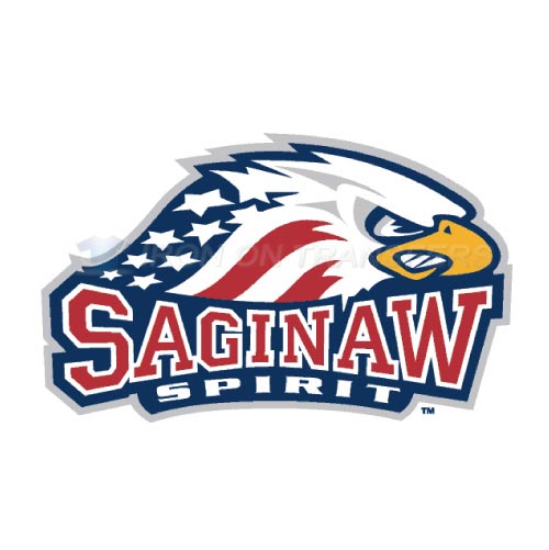 Saginaw Spirit Iron-on Stickers (Heat Transfers)NO.7382